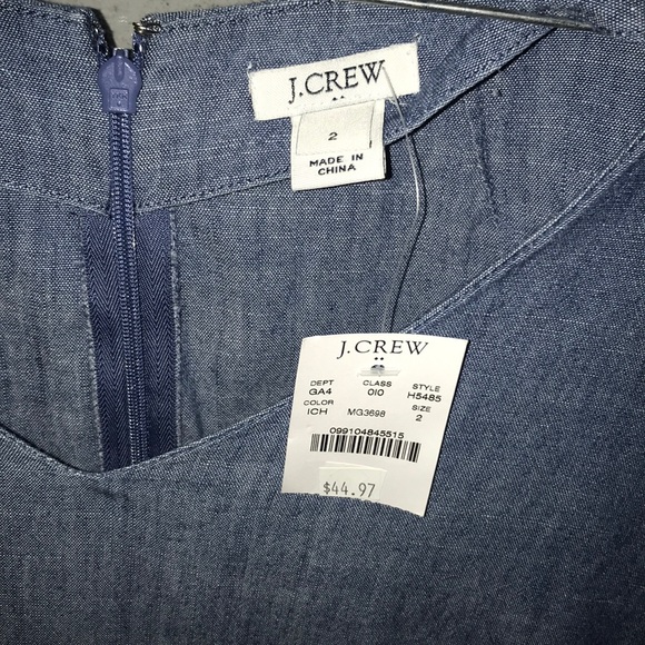 NWT J.Crew Denim Dress - Picture 4 of 4